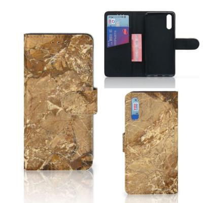 Huawei P20 | Bookcase | Marmer Creme
