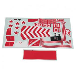 FMS - 70Mm Yak130 Decal Sheet (FMSPS113RED)