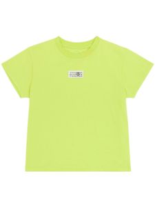 MM6 Maison Margiela t-shirt en coton à logo imprimé - Vert