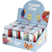 Foam Clay ®, glitterkleuren, metallic kleuren, 12 set/ 1 doos