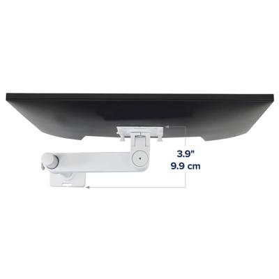 Ergotron NX Series NX MONITOR ARM WHITE flat panel bureau steun 86,4 cm (34") Zwart, Wit