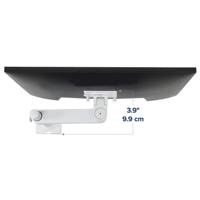 Ergotron NX Series NX MONITOR ARM WHITE flat panel bureau steun 86,4 cm (34") Zwart, Wit - thumbnail