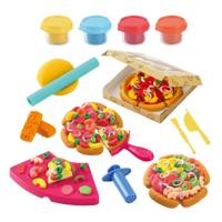 Playgo pizza kleiset - 4 kleipotjes