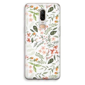 Sweet little flowers: OnePlus 6 Transparant Hoesje