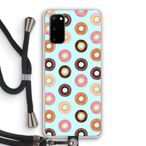 Donuts: Samsung Galaxy S20 Transparant Hoesje met koord
