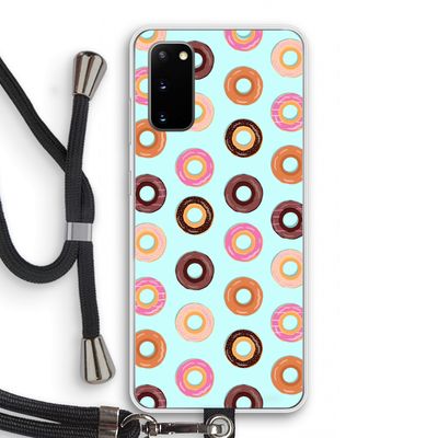 Donuts: Samsung Galaxy S20 Transparant Hoesje met koord
