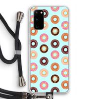 Donuts: Samsung Galaxy S20 Transparant Hoesje met koord