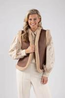 N U K U S Gilet ELISE | SAND /BROWN