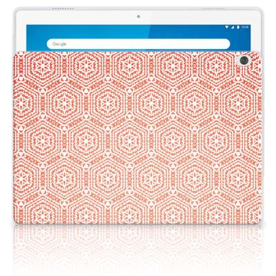 Lenovo Tab M10 Hippe Hoes Pattern Orange