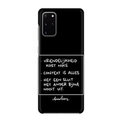 Mijn Motto's: Volledig geprint Samsung Galaxy S20 Plus Hoesje