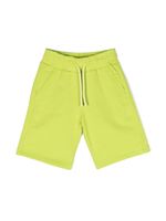 DONDUP KIDS short en coton à lien de resserrage - Vert - thumbnail