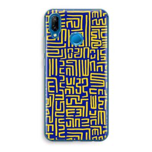 Majorelle Blue Print: Huawei P20 Lite Transparant Hoesje
