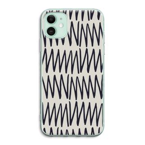 Marrakech Zigzag: iPhone 11 Transparant Hoesje