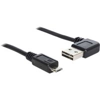 DeLOCK USB 2.0 male left/right > micro-B, 3m kabel DeLOCK USB 2.0 male left/right > micro-B, 3m kabel