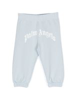 Palm Angels Kids pantalon de jogging à logo imprimé - Bleu - thumbnail