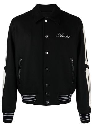 AMIRI veste bomber à appliques - Noir