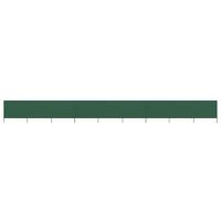 Windscherm 9-panelen 1200x120 cm stof groen