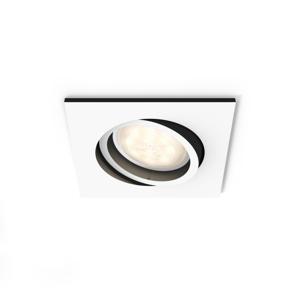 Philips Vierkante inbouwspot Hue Milliskin - White Ambiance richtbaar wit 929003047301