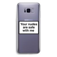 Safe with me: Samsung Galaxy S8 Transparant Hoesje