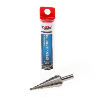 Plaatboor getrapt HSS 4-20mm