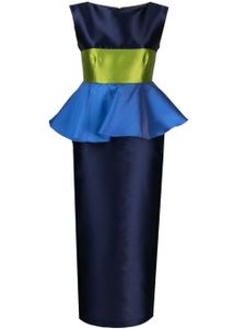 DESTREE Cy colour-block midi dress - Bleu