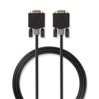 Nedis CCBW59000AT50 video kabel adapter 5 m VGA (D-Sub) Antraciet