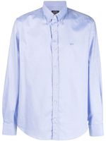Paul & Shark chemise à logo brodé - Bleu