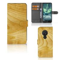 Nokia 7.2 | Nokia 6.2 | Book Style Case | Licht Hout