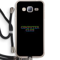 Retro: Samsung Galaxy J3 (2016) Transparant Hoesje met koord