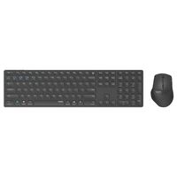 Rapoo 9800M Draadloze multimode Blade Combo Full Size Set - Donkergrijs