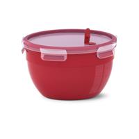 EMSA N10606 Rond Doos 2,6 l Rood, Transparant 1 stuk(s)