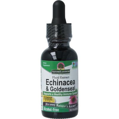 Natures Answer Echinacea & goldenseal extract 1:1 alcoholvrij