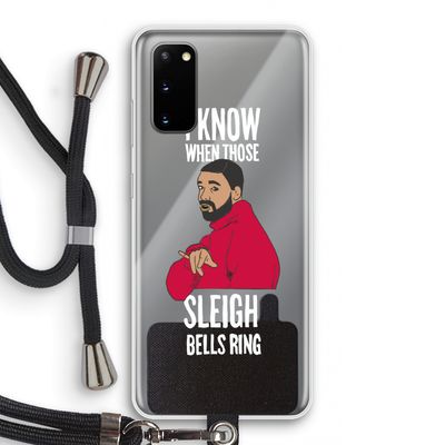Sleigh Bells Ring: Samsung Galaxy S20 Transparant Hoesje met koord