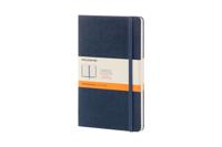 Notitieboek moleskine large 130x210 ln hc sapph bl | 6 stuks