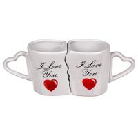 Mokken set - I love you - valentijns liefdes mokken - giftbox