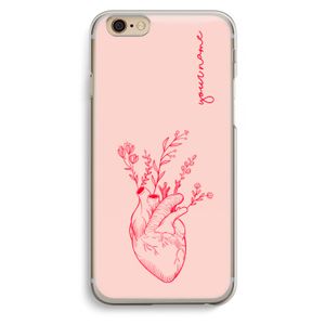 Blooming Heart: iPhone 6 / 6S Transparant Hoesje