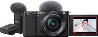 Sony ZV-E 10 + 16-50mm f/3.5-5.6+ Draadloze Microfoon - thumbnail
