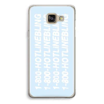 Hotline bling blue: Samsung Galaxy A5 (2016) Transparant Hoesje