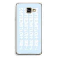 Hotline bling blue: Samsung Galaxy A5 (2016) Transparant Hoesje