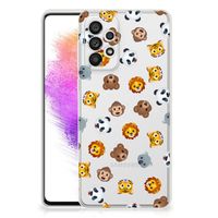 TPU bumper voor Samsung Galaxy A73 5G Dieren Emojis