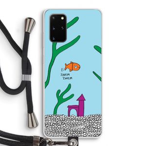 Aquarium: Samsung Galaxy S20 Plus Transparant Hoesje met koord