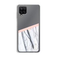 A touch of peach: Samsung Galaxy A12 Transparant Hoesje