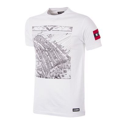 COPA Football - Amsterdam City Map T-Shirt - Wit
