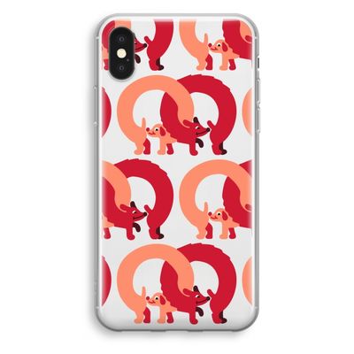 Dogs: iPhone XS Transparant Hoesje
