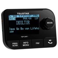 Telestar TOP CAR 1 DAB+ ontvanger Handsfree-functie, Zuignaphouder