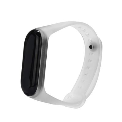 Armband horloge Silicone rubber polsbandje Wrist band riem vervanging voor Xiaomi mi band 3 (transparant)