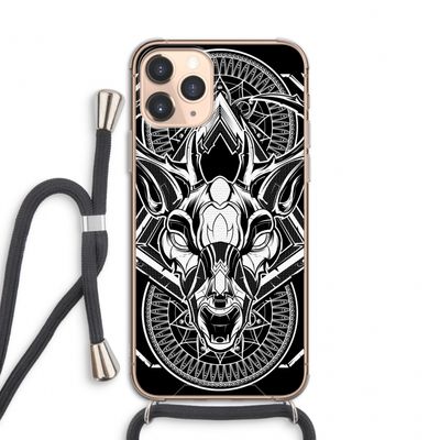 Oh Deer: iPhone 11 Pro Transparant Hoesje met koord