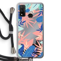 Tropisch: Huawei P Smart (2020) Transparant Hoesje met koord
