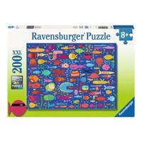 Ravensburger legpuzzel grappige vis vrienden - 200 xxl st.