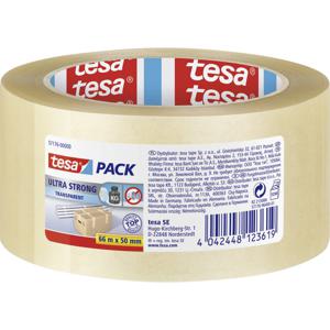 tesa ULTRA STRONG 57176-00000-08 Pakband tesapack Transparant (l x b) 66 m x 50 mm 1 stuk(s)